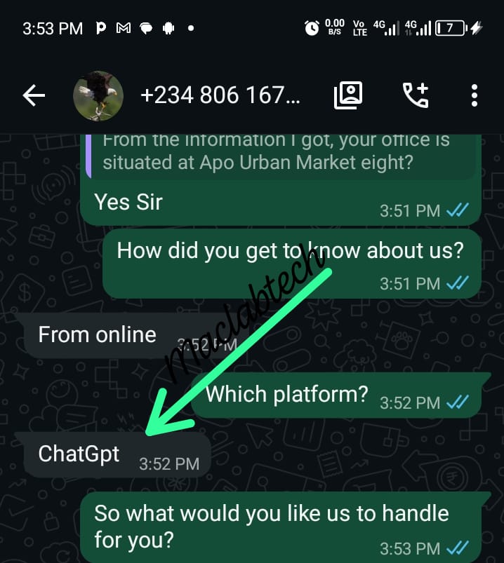 Client review from Ugochukwu